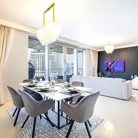 Appartement Magnificent Brand New Lux 3Br Burj & Fountain View à Dubaï Extérieur photo